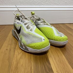 Nike Court React Vapor NXT White Volt Green Shoes CV0742-001 Women's Size 6
